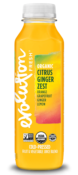 Organic Citrus Ginger Zest cold pressed juice
